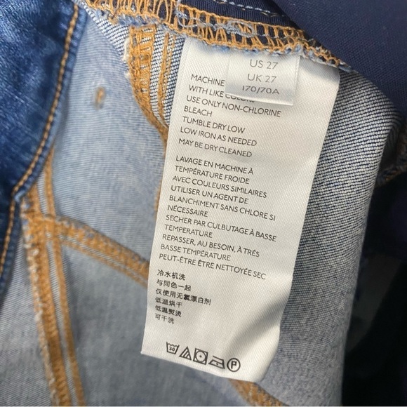 Free People We The Free Women's Blue Denim Jeans - Picture 6 of 8